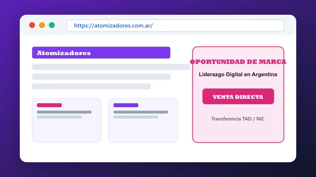 Modelo de aplicación comercial y proyectos digitales para atomizadores.com.ar